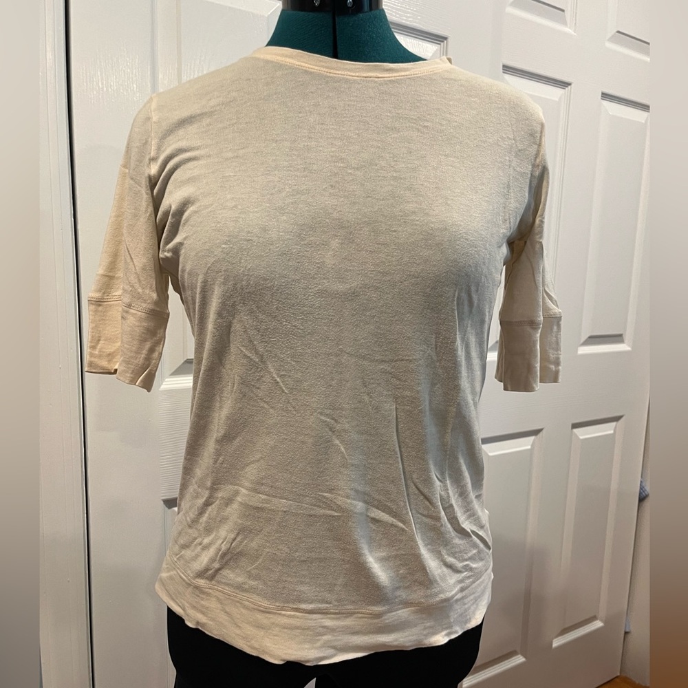 Beige Theory layering tee